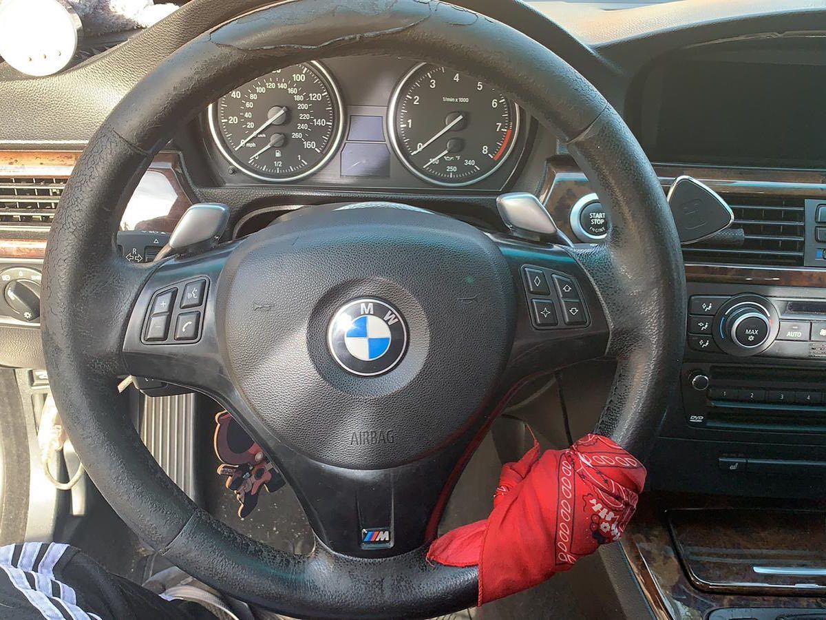 BMW interior work in progress